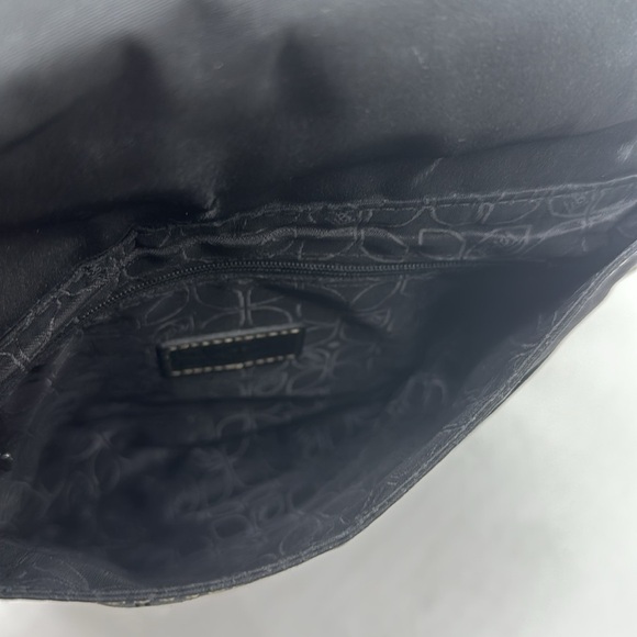 Fossil Black Leather Vintage Crossbody Bag built in wallet - Excellent condition - Picture 8 of 14